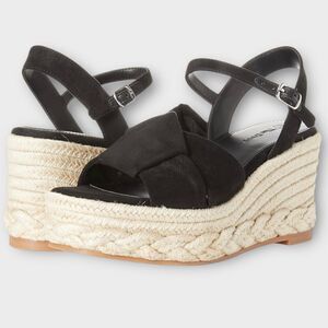 The Drop Women's Jeremy Espadrille Platform Ankle Strap Sandal Wedge Size 8.5